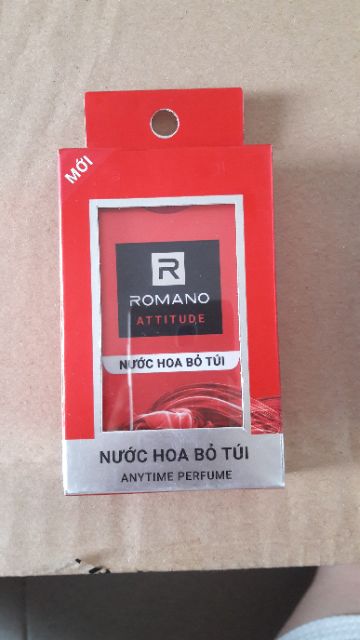 (CHỌN MÙI) NƯỚC HOA BỎ TÚI CAO CẤP ROMANO 18ML.