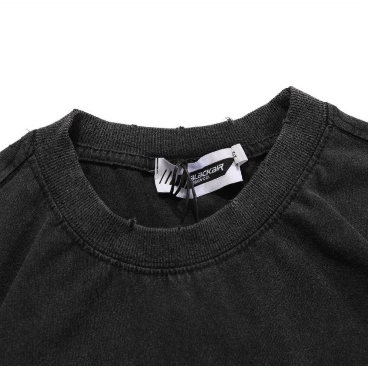 Áo thun xe đua wash vintage unisex chính hãng BLACKAIR