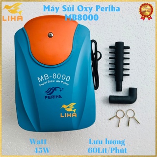 Máy Sủi Oxy Periha MB8000 (45W-60Lít/Phút) - Máy Oxy Cho Bể Cá