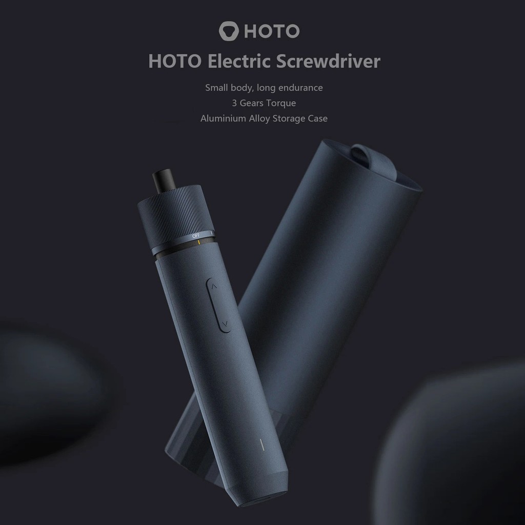 Máy vặn vít dùng pin, tô vít pin Mijia Hoto 1500 mAh kèm 12 đầu vặn.