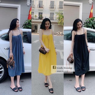 ĐẦM MAXI HAI DÂY TRƠN‼️‼️‼️