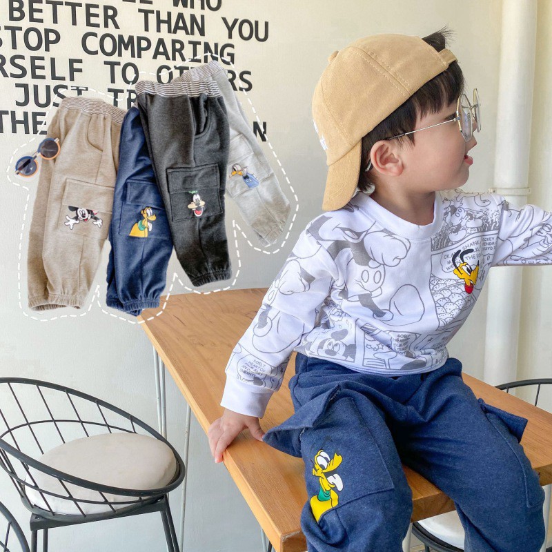 Baby Boy Cartoon Casual  Pants