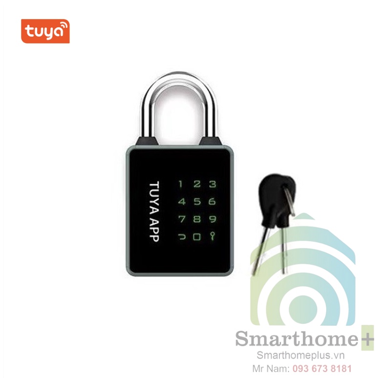 Khóa Bấm Mã Số, Thẻ Từ Chống Nước Kèm Chìa Bluetooth Tuya
