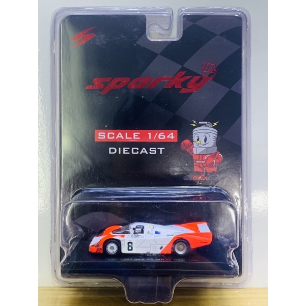 Hobby Store xe mô hình Sparky Porsche 956 6th 24H Le Mans 1983