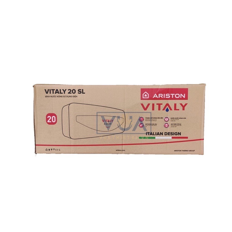 Bình nước nóng Ariston VITALY 20L SLIM - Bình Nóng Lạnh Gián Tiếp