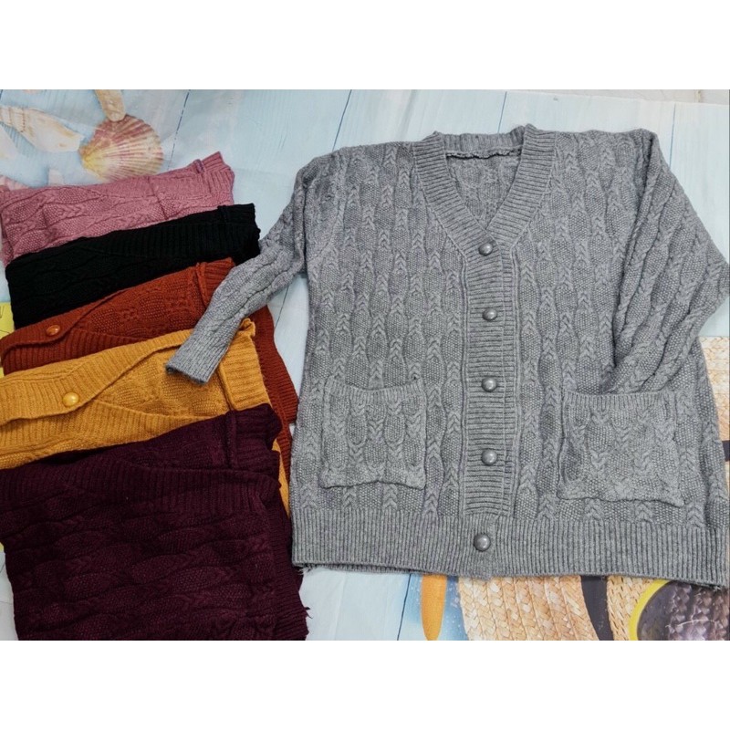 Áo khoác thun len trung niên | BigBuy360 - bigbuy360.vn