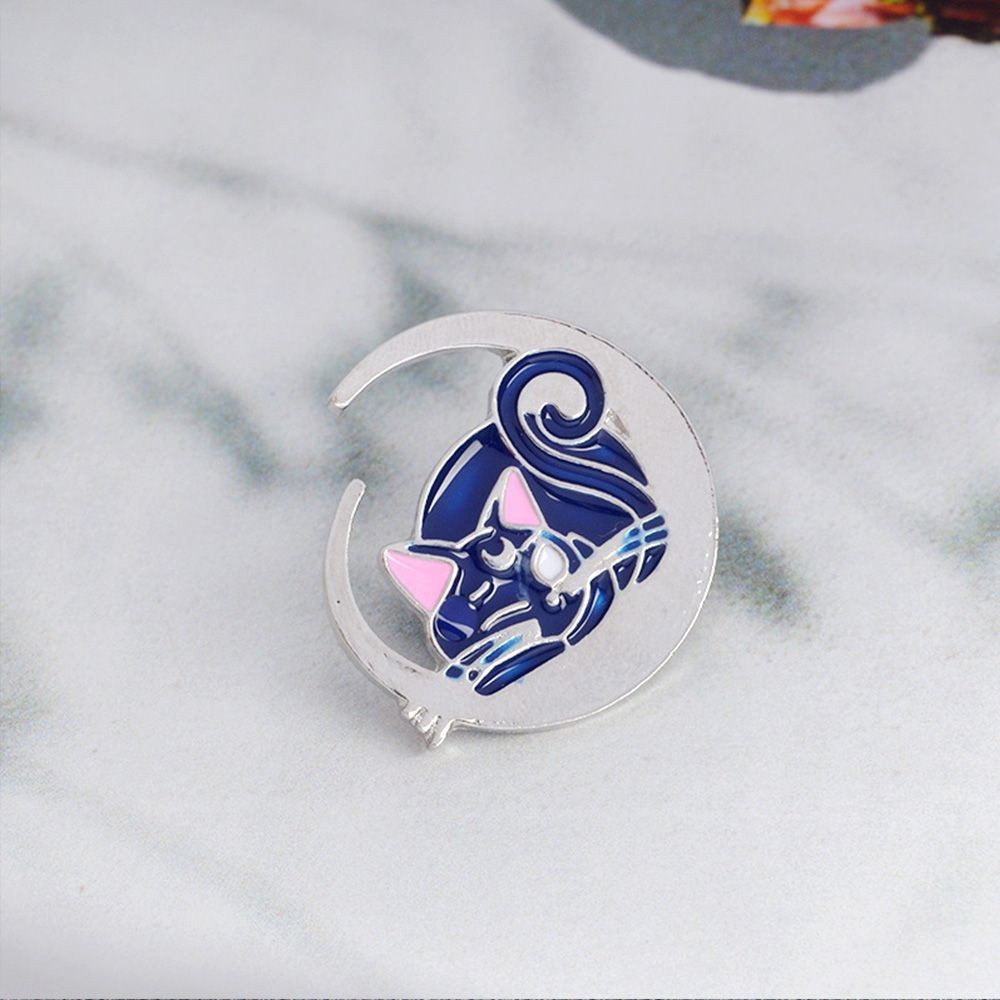 Pin cài áo mèo đen trong Thủy thủ mặt trăng Sailor moon - GC279