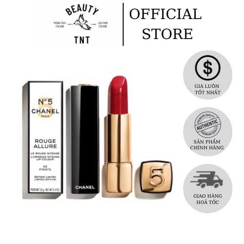 Son Lì, Son Môi Chanel ROUGE ALLURE Phiên Bản Giới Hạn N°5 HOLIDAY