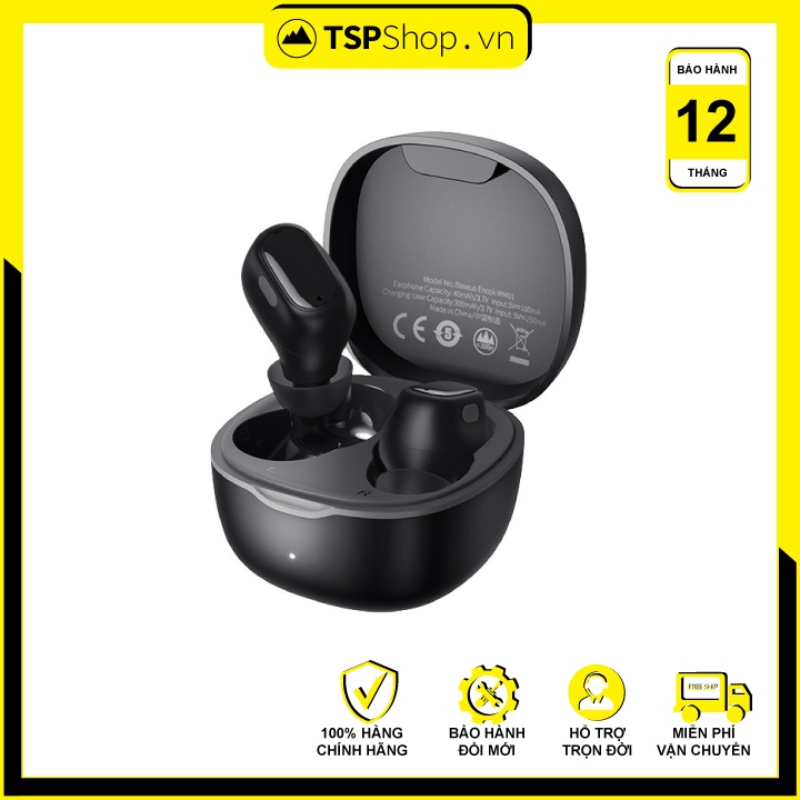 Tai Nghe ko dây Baseus WM01 Mini TWS Bluetooth 5.0 Cho IP/IPAD/APK