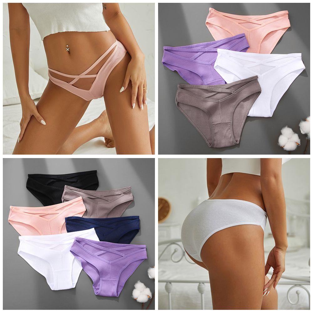 1 Quần Lót Ren Thiết Kế Rỗng Thời Trang Quyến Rũ Cho Nữ