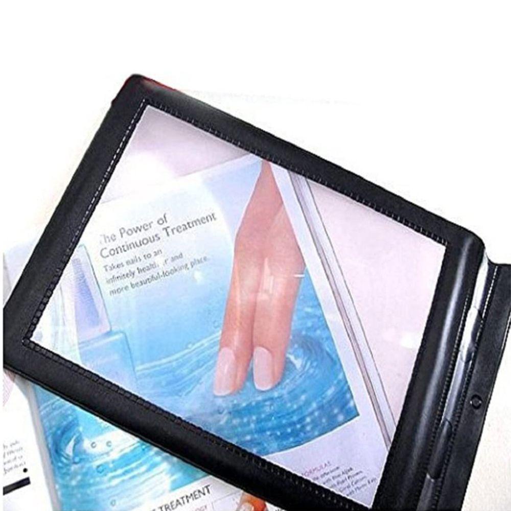 Kính Lúp Đọc Sách A4 Màu Đen