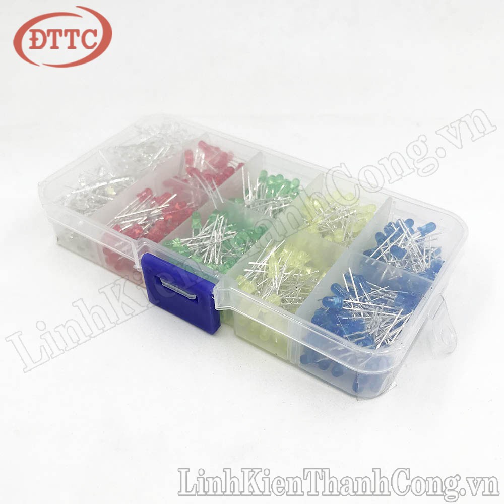 Combo 500 Chiếc Led 3mm 5 Màu