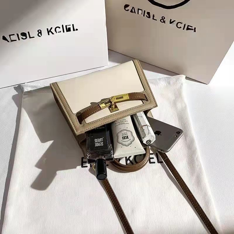 Túi xách đeo vai thiết kế màu tương phản trẻ trung cao cấp dành cho phái nữ