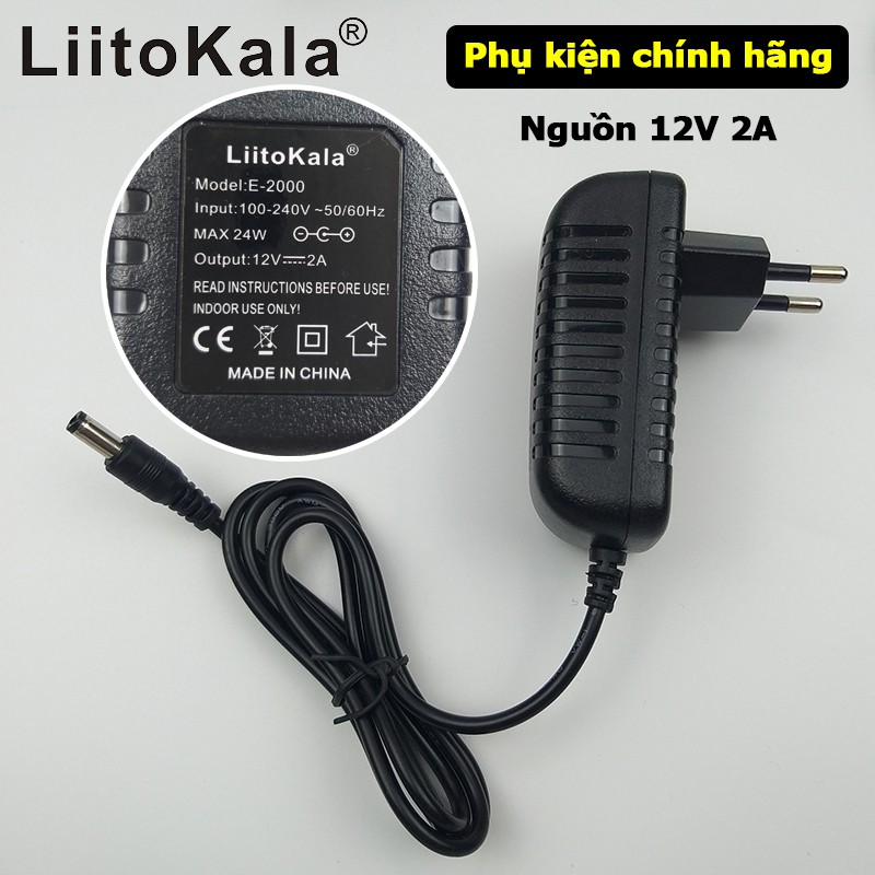 Sạc và test pin đa năng cho pin AA AAA 18650 26650 14500 1.2V 3.2V 3.6V Liitokala Lii-500