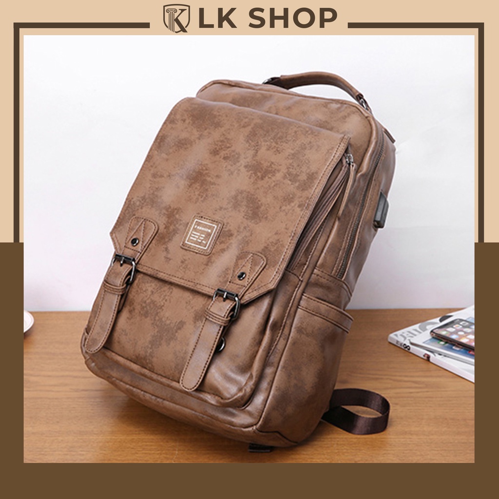 Balo da nam thời trang Hàn Quốc BL16