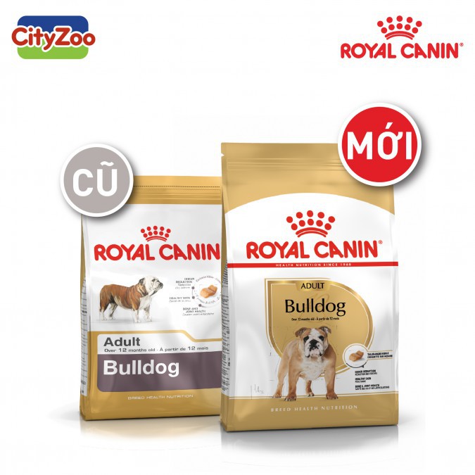 Thức ăn cho chó Bulldog trường thành, thức ăn cho chó ROYAL CANIN BULLDOG ADULT 3kg