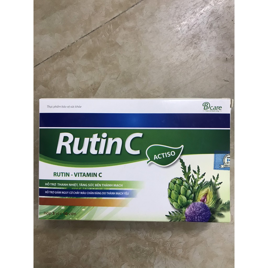 Viên uống bổ sung Vitamin C B ❤️CHÍNH HÃNG❤️Rutin C-B Complex❤️giảm xuất huyệt mạch máu, nhiệt miệng, chảy máu chân răng