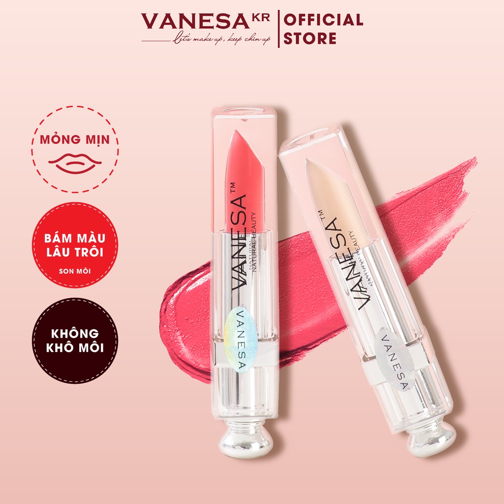 Set 2 Son Kem Lì Vanesa First Love Edition V1 5 Màu ( Son Che Khuyết Điểm + Son Kem Màu ) | BigBuy360 - bigbuy360.vn