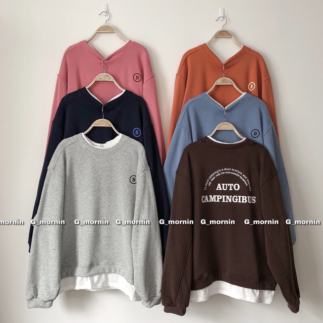 Áo swe B (có 6 màu) | BigBuy360 - bigbuy360.vn