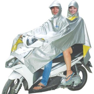 Áo mưa 2 da 2 đầu