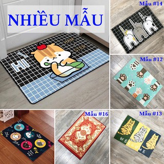 RẺ VÔ ĐỊCH🎁THẢM LAU CHÂN 3D CHỐNG TRƠN TRƯỢT 40x60CM