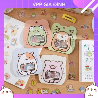 Bịch 50 Miếng Nhãn Dán Sticker Trang Trí Kawaii V2