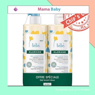 Sữa tắm gội Klorane bebe