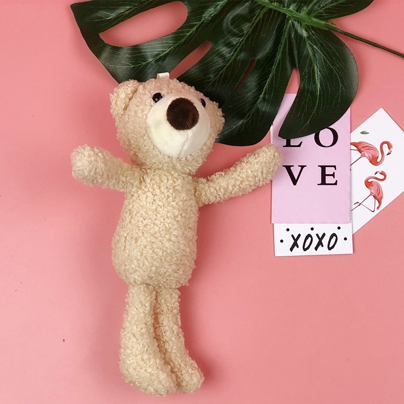 Móc khóa gấu bông treo balo siêu dễ thương , treo túi xách, treo móc khoá