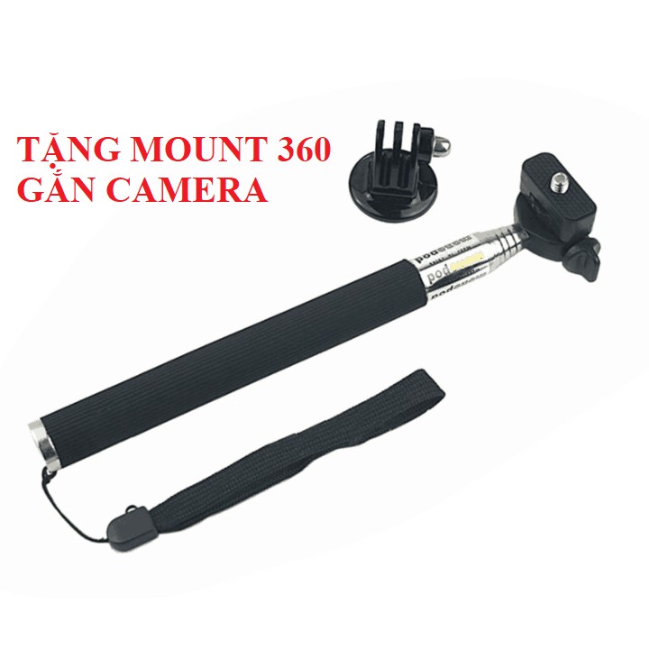 Gậy Tự Sướng  Camera Monopod Tặng Mount Xoay 360 Cho Camera Hành Trình