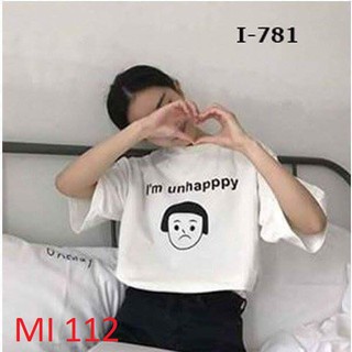 Áo thun nữ tay lỡ unhayppy MI 16