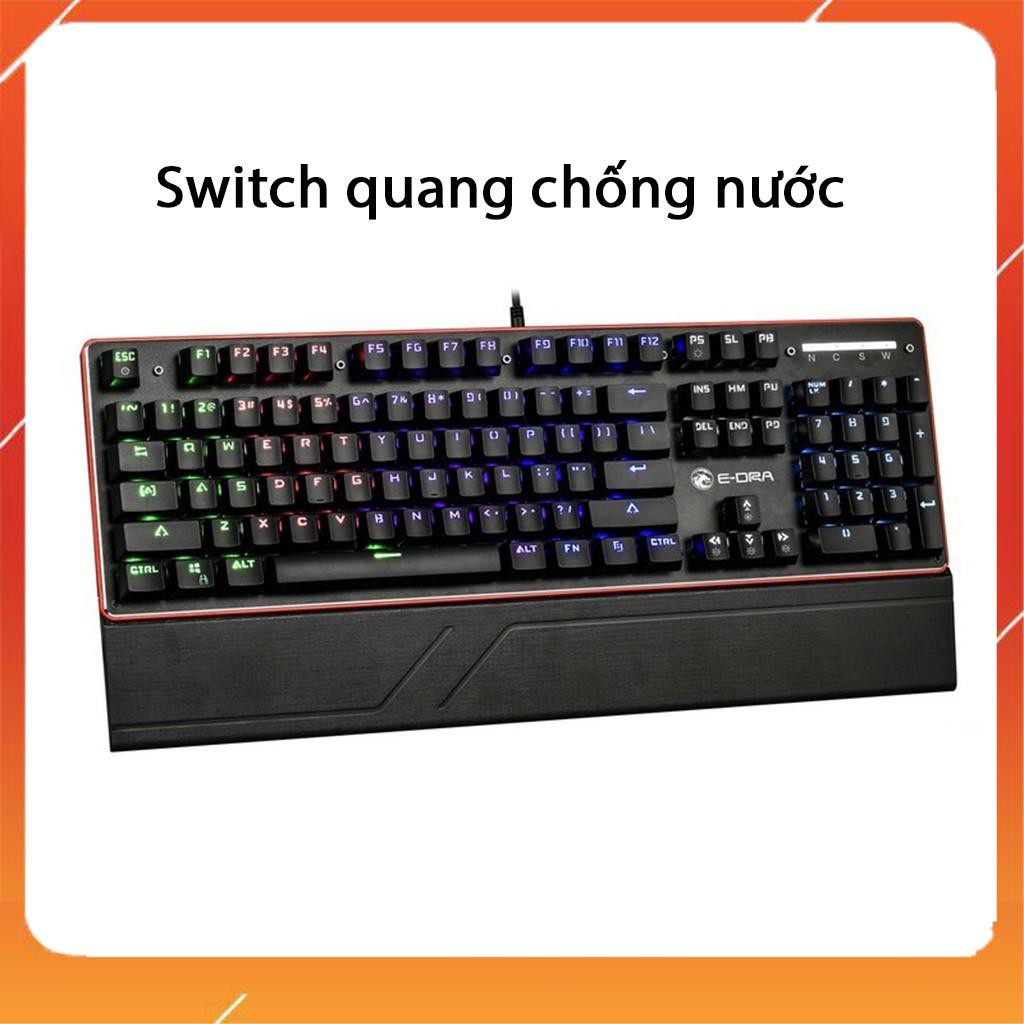 [ HÀNG SIÊU CẤP ] Bàn phím cơ Gaming E-DRA EK300 - Chống nước - Có kê tay - Led 7 màu - BH 24 tháng [ CHÍNH HÃNG ]