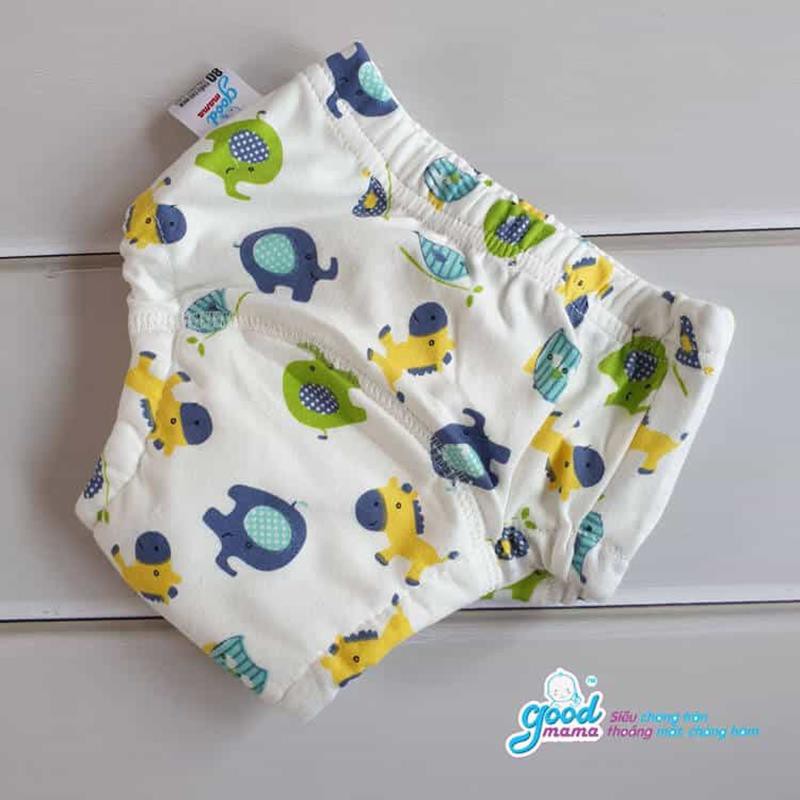 Quần bỏ bỉm 6 lớp Goodmama Size 80 90 100- 1 chiếc