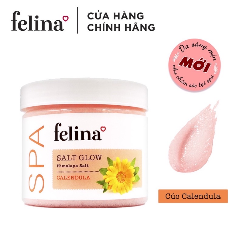 Felina Muối Tắm Felina Salt Chamomile Tẩy Tế Bào Da 500g