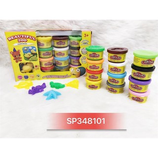 BỘ 12 HŨ ĐẤT SÉT NẶN HÌNH COLOUR DOUGH