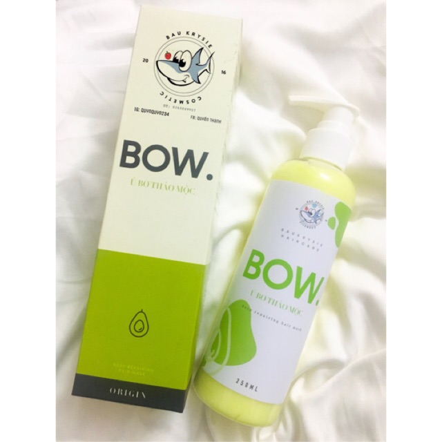 Ủ TÓC BOW Từ lá trà và thảo mộc [Tặng băng đô hoặc cột tóc hoặc kẹp tóc càng cua]