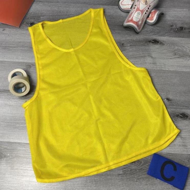 Áo tập bóng đá, bib, training, tập huấn, chia đội dạng lưới nhiều màu sắc, Free size, chơi team building.