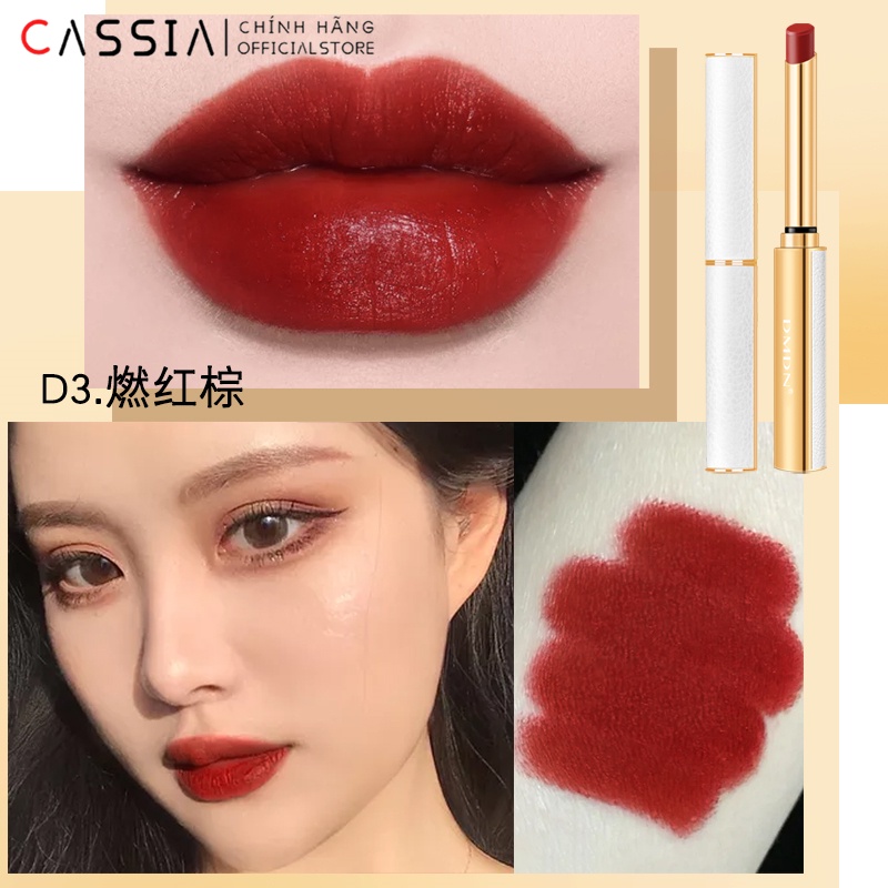 Son lì Nội Địa Trung Da Trắng Lâu Trôi, Lipstick Mềm Mượt, Son Kem Chất Nhung Lì, Lên Tone Chuẩn Tôn Da DMDN