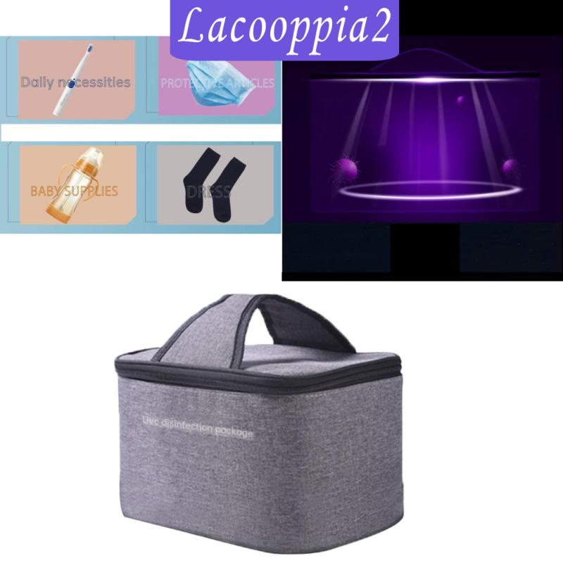 [LACOOPPIA2] Portable UV Sterilizing Bag UVC Disinfection Bag USB Sterilizer Box