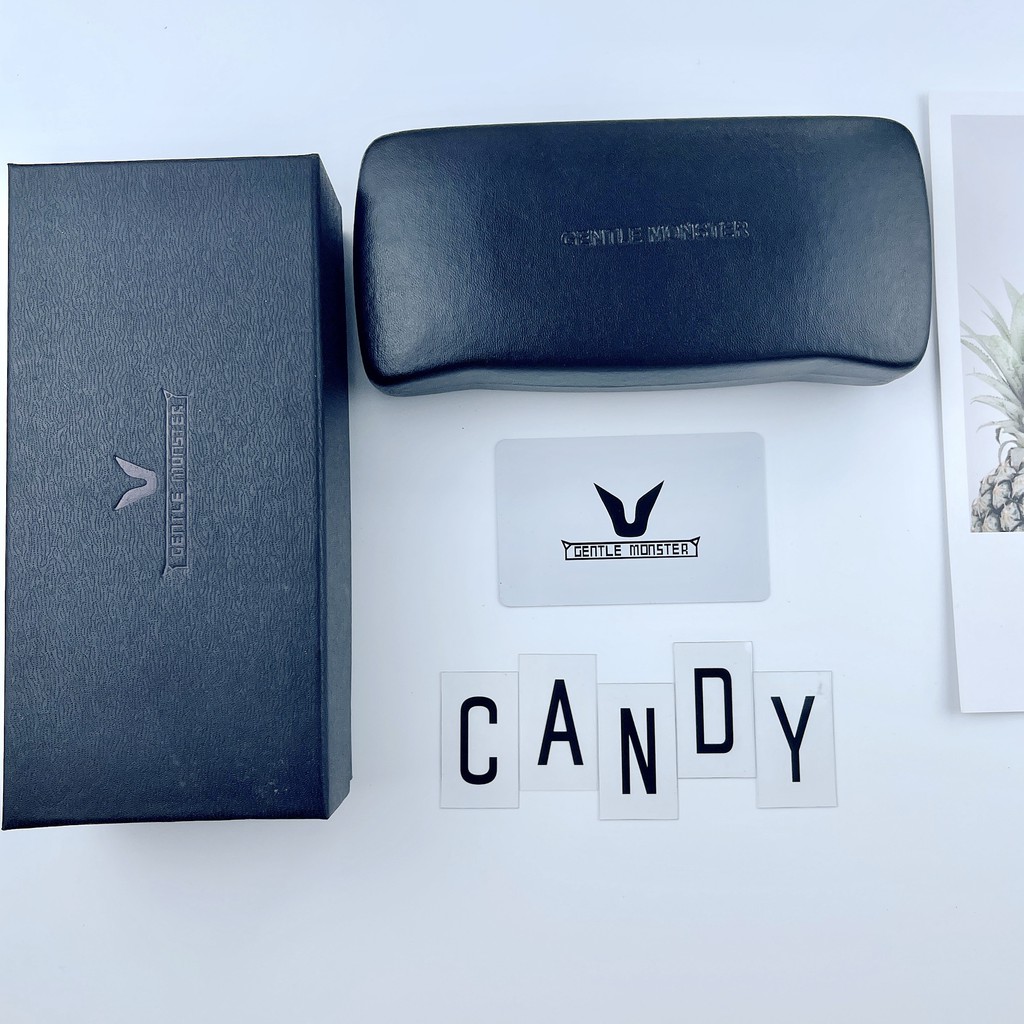 Hộp da đen cao cấp full box – Tiệm kính Candy