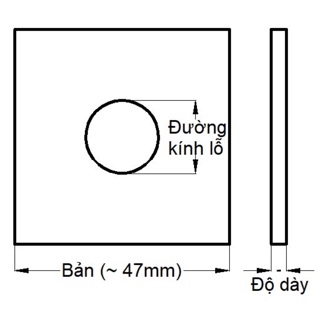 10 con lông đền vuông nhiều size