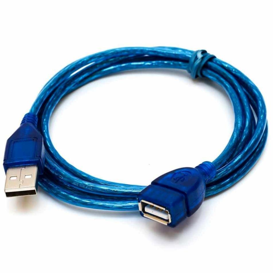 Dây Nối Dài Usb 1.5M Xanh Cáp Nối Dài Chống Nhiễu 2 Đầu Siêu Bền