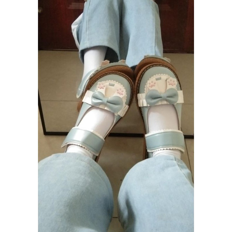 GIÀY GẤU LOLITA CỰC XINH ĐỦ 3 MÀU