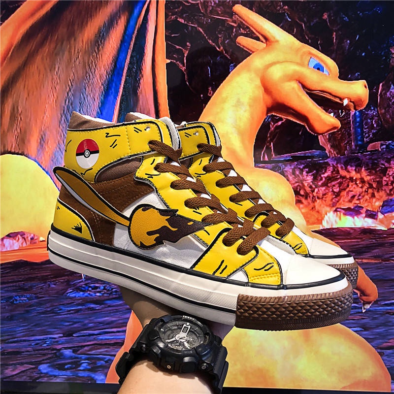 Pikachu Anime thể thao Hàn Quốc Thời trang Jordan ulzzang cổ cao nam Giày | BigBuy360 - bigbuy360.vn