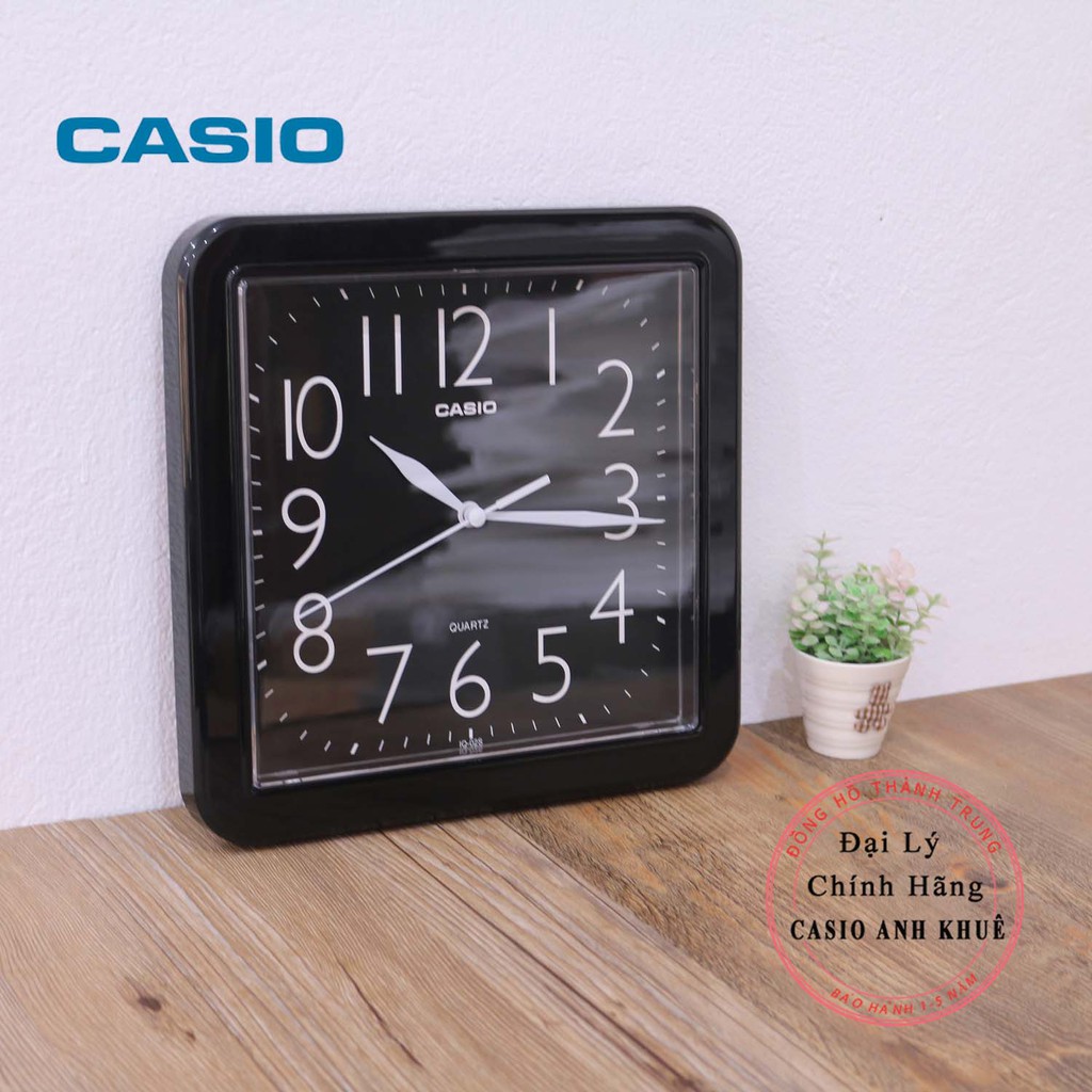 Đồng hồ treo tường Casio IQ-02S-1DF đen