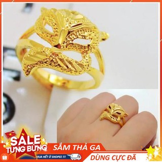 Nhẫn hồ ly xi 24k cao cấp - nhẫn may mắn cho tình yêu