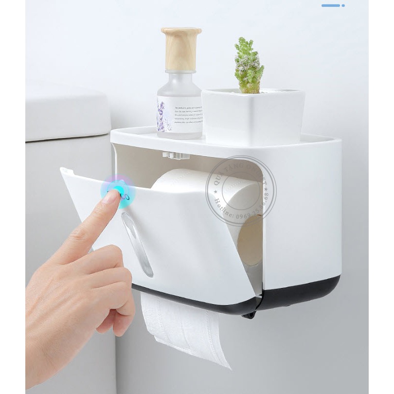 Kệ đưng giấy đa năng phòng tắm  nhà bếp siêu dính hàng cao cấp.
