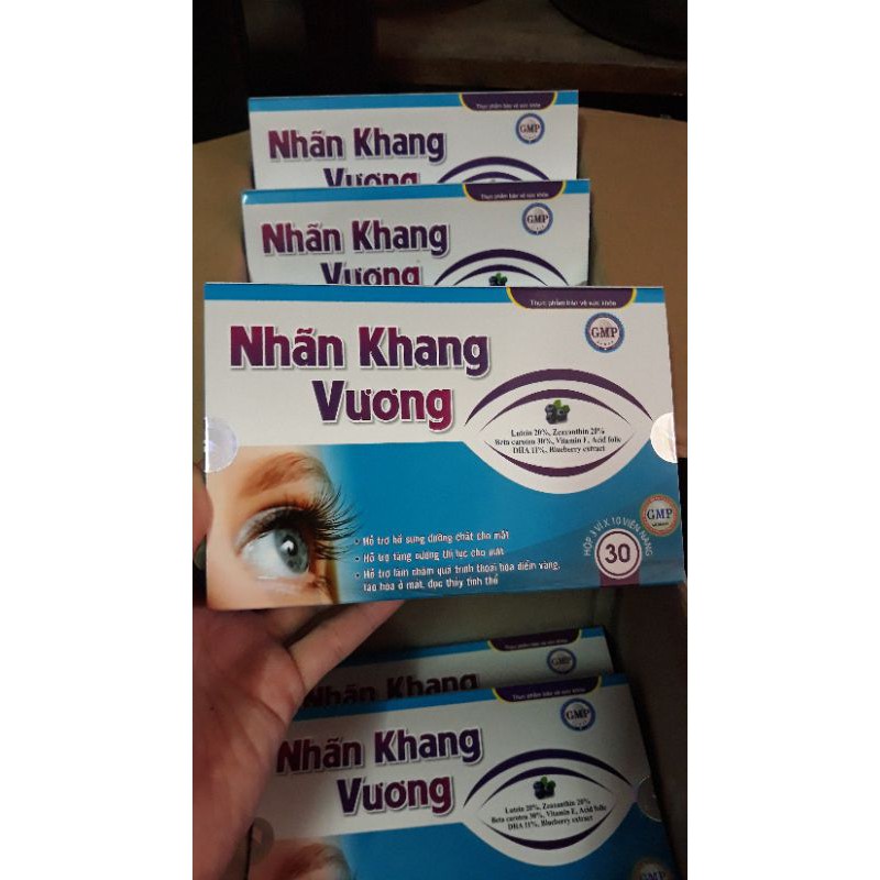 Nhãn khang vương hộp 30 viên.