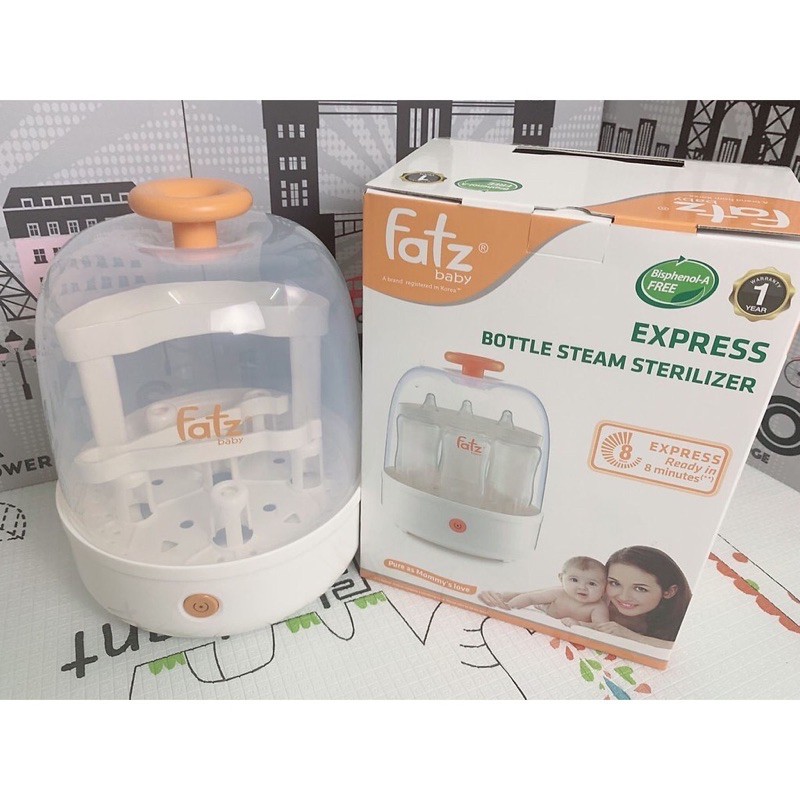 Máy Tiệt Trùng Bình Sữa Hơi Nước Siêu Tốc Fatz Baby FB4036SL / FB4021SL