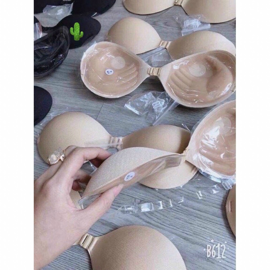 ÁO dán ngực rút dây nâng tạo khe có tặng dây trong