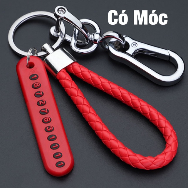 Móc Khoá Kèm Bảng Số Điện Thoại Chống Thất Lạc